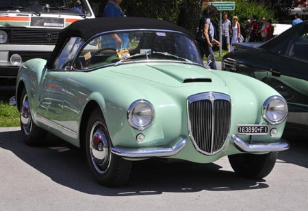 Aurelia B24 Spyder "America" auf freier Wildbahn - Ennstal 2011