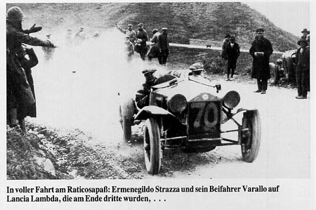 Italienische Straßenrennen: (Fotos C. Piepemburg/Erwin Klein - Mille Miglia)