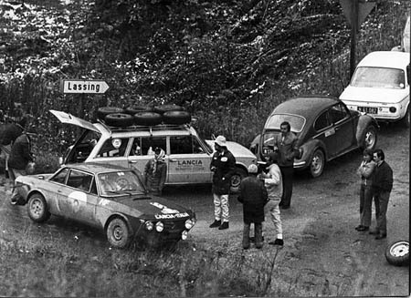 Fahrzeuge aus erster Hand: 1000 Minuten Rallye 1971: Service für Munari am Morgen des 2. Tages