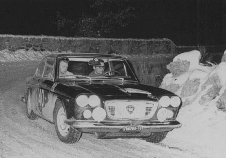 Rallye Monte Carlo 1966 - Andersson/Dahlgren Platz 3 auf der Flavia