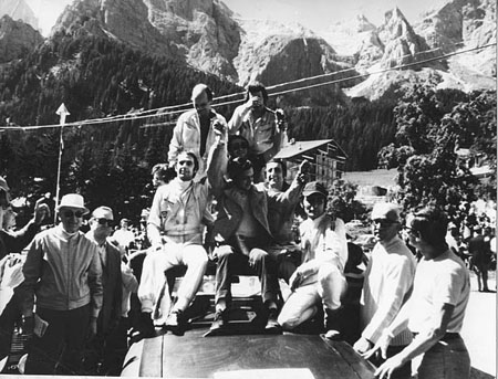 San Martino di Castrozza 1971: Fast die komplette HF Squadra Corse
