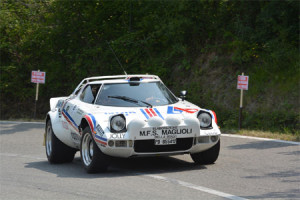 Automobilismo D’EPOCA Juli 2014: Wahres Können und wahre Freude: Caro Sandro im Stratos Gruppe 4 (Foto www.zwischengas.com)