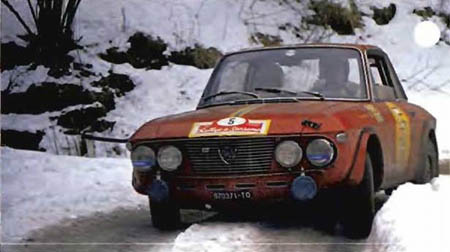 Lancia Fulvia im Schnee - Fiori 1968: Pat Moss-Carlsson/Elizabeth Nyström - Platz 2