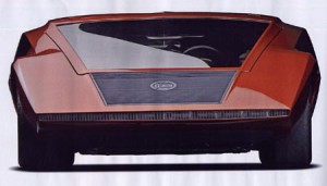 Lancia Stratos Zero Frontansicht