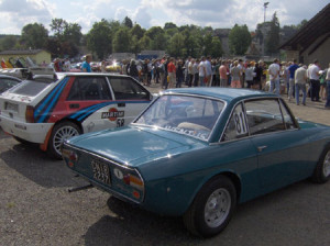 Viva Italia 2014: Lancia Delta Integrale mit ungarischem-, Fulvia Rallye 1,3 mit italienischem Kennzeichen