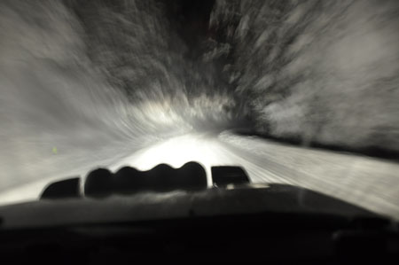 Rallye Monte Carlo Historique 2015: Nachtfahrt durch den Schnee