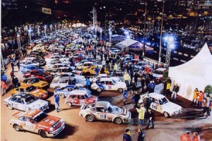 Parc fermé der XVIII. Rallye Monte Carlo Historique 2015