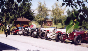 Tour de Charme 2003 - Mittagspause in der Südsteiermark