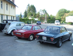 Garagenausfahrt Herbst 2015: Die Drei mit der "kleinen" Kraft