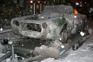 Lancia Flaminia Restaurierung: "Das" kam im tiefen Winter nach Wien
