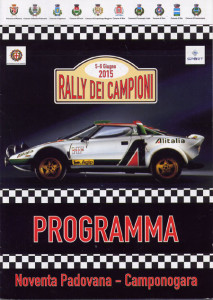 Rally dei Campioni 2015 - das Programmheft