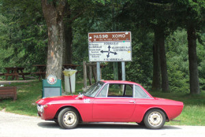 Rallye-Helden der Vormoderne: Passo di Xomo - vor der Abfahrt zum Gardasee