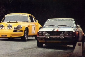 Fausto Carello mit dem Siarca Jolly Club-Wagen in voller Fahrt
