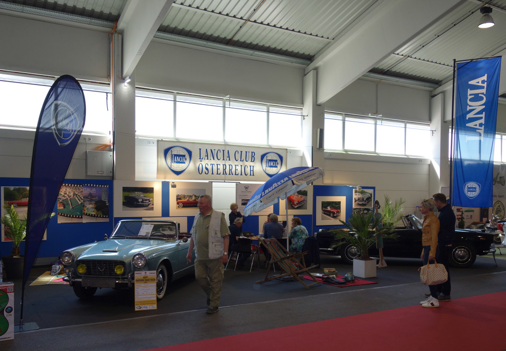 Oldtimer Messe Tulln 2016 - Stand des Lancia Club Österreich