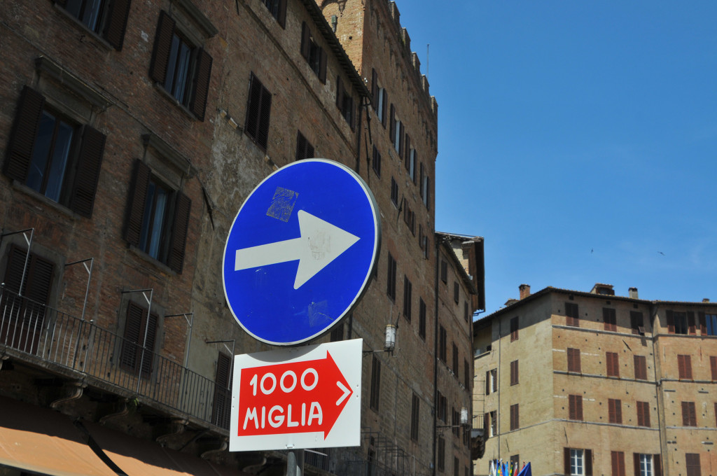 Mille Miglia 2016 - da geht's lang!