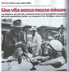 Auto d’EPOCA Maggio 2016 -Vittorio Jano und D50