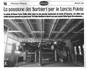 Auto d’EPOCA Maggio 2016 - Rosso Corsa Italia in Genua