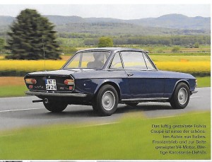 MotorKlassik 7/2016 - Coupé-Vergleich mit Fulvia