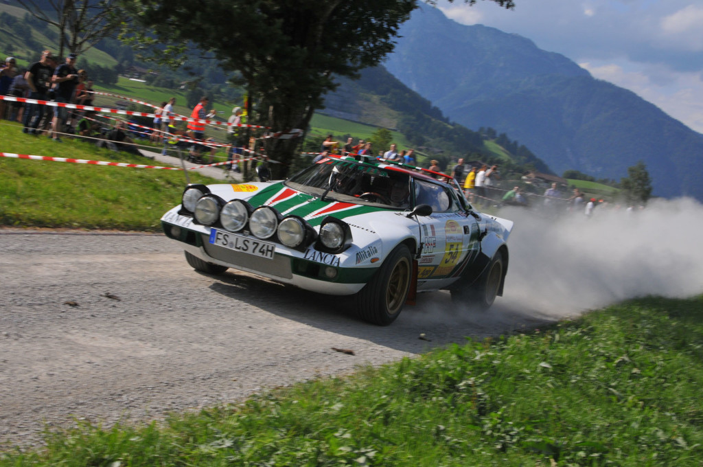 Gruppe B-Legenden 2016: Auch der Gruppe 4 Stratos "durfte" mitglühen