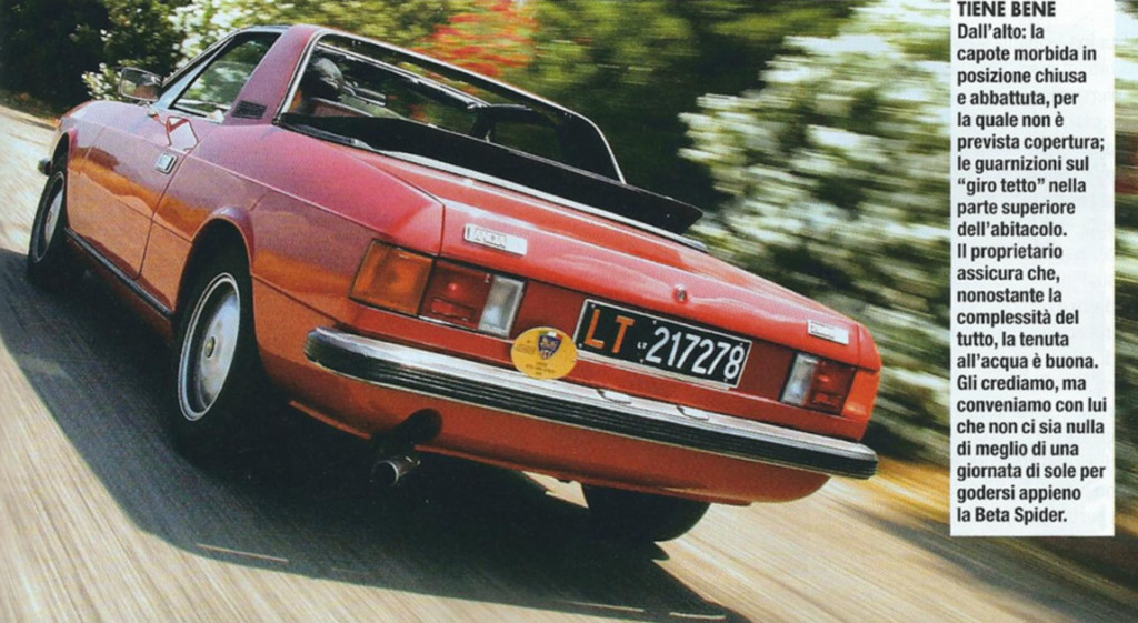 automobilismo D'EPOCA 8/9 2016 - Beta Spider
