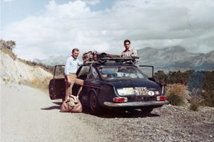 Reparto Corse Lancia - Akropolis Rallye 1970 - Service mit der Flavia Munaris von der Rallye Monte-Carlo 1966