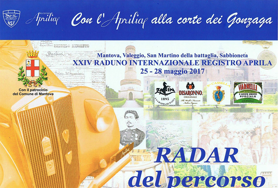 Raduno Registro Aprilia 2017 - das Roadbook