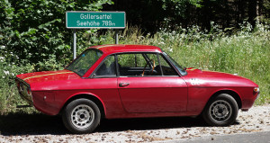 Gollersattel bei Arzberg - auch heute noch SP bei Rallyes