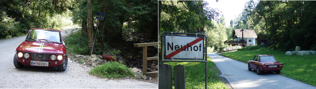 Stübinggraben - heute noch Sandstraße, aber teilweise gesperrt, was aber sehr versteckt angezeigt wird