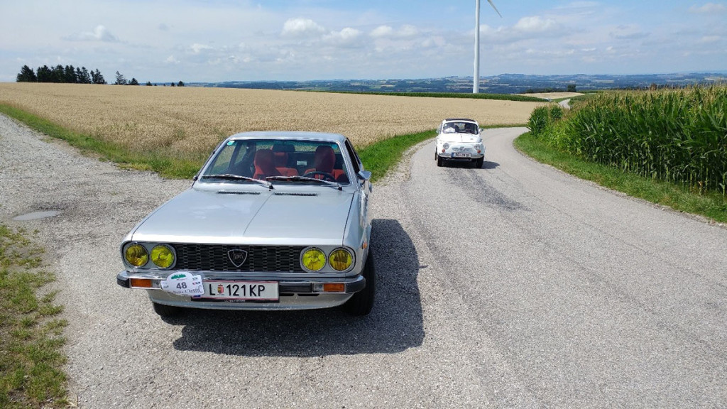Wadholz Classic 2017 - Beta Coupé 1800 und Steyr Puch D aus Rohrbach bei Peuerbach