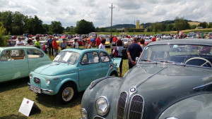 Wadholz Classic 2017 - „Barockengel“ und roter BMW „Glas“ (nicht am Bild), zwei Highlights